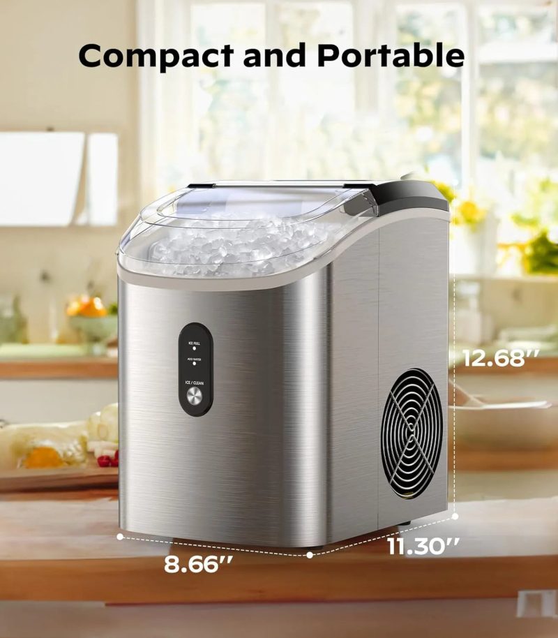 Silonn Chewable Granule Portable Self-Cleaning Ice Maker - Image 7
