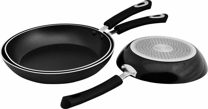 3 Piece Induction Bottom 8′′, 9.5′′, 11 inch Nonstick Frying Pan Set - Image 5