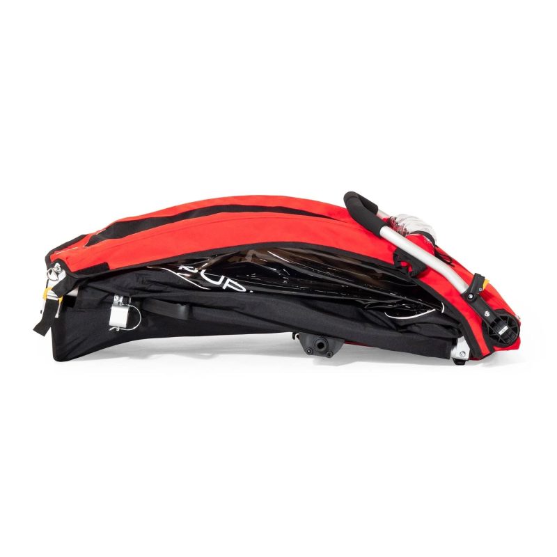 Burley Honey Bee Bike Trailer Red - MadeInUSA - Image 2