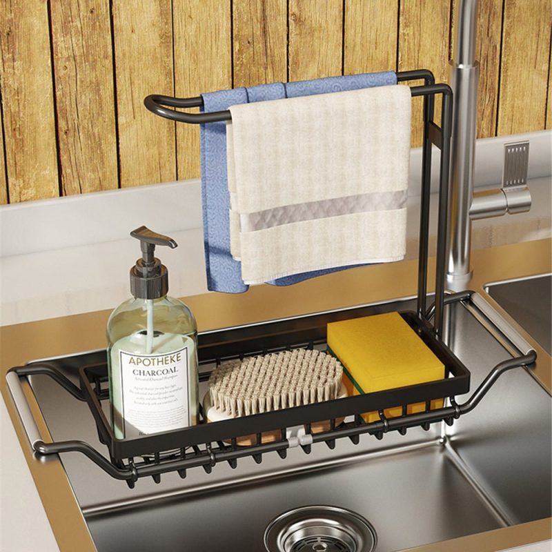 Adjustable Sink Tidying Rack - Image 2