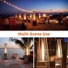 2 Sets 40,000 Btu Propane Patio Heater, Standing Pyramid Outdoor Heaters - Image 4