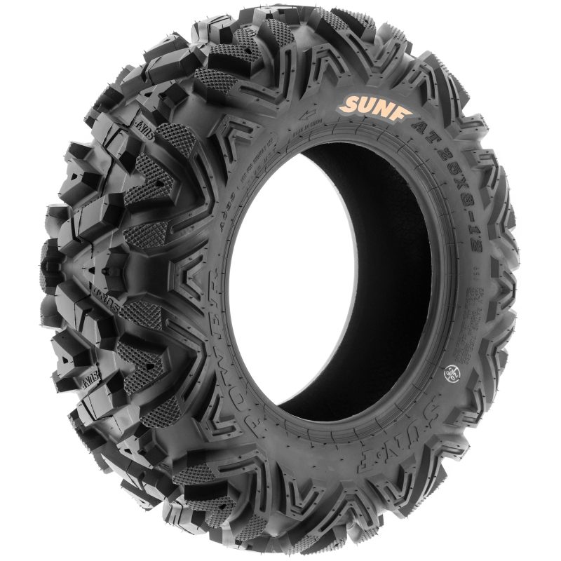 SunF All Terrain ATV UTV Tires 25×8-12 and 25×10-12 6 PR A033 (Complete Full Set of 4) - Image 9
