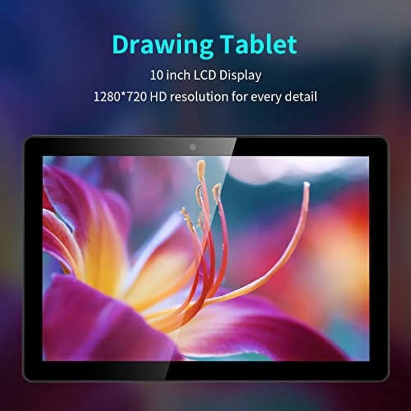 Drawing Tablet with Screen No Computer Needed, Standalone Drawing Tablet with 10 Inch, Android 11, Stylus Pen, 4GB/64GB Graphics Tablet,Drawing Monitor, Drawing Display, WiFi HDMI USB-C Bluetooth - Image 2