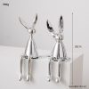Abstract Bookshelf Rabbit Decor - Image 16