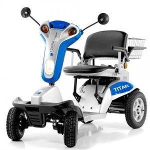 2024 Tzora Titan Hummer XL Folding 4-Wheel Mobility Scooter