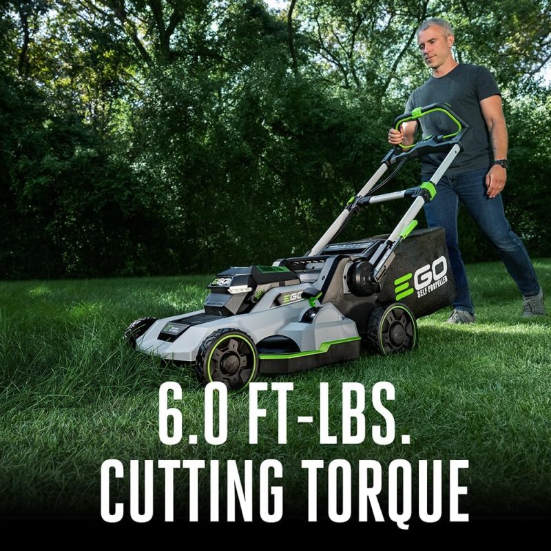EGO Power+ LM2102SP-A 21-Inch 56-Volt Lithium-ion Self-Propelled Cordless Lawn Mower (2) 4.0Ah Battery and Rapid Charger Included - Image 4