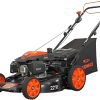 YARDMAX 22 in. 201cc Select PACE 6 Speed CVT High Wheel RWD 3-in-1 Gas Walk Behind Self Propelled Lawn Mower, Black - Image 2