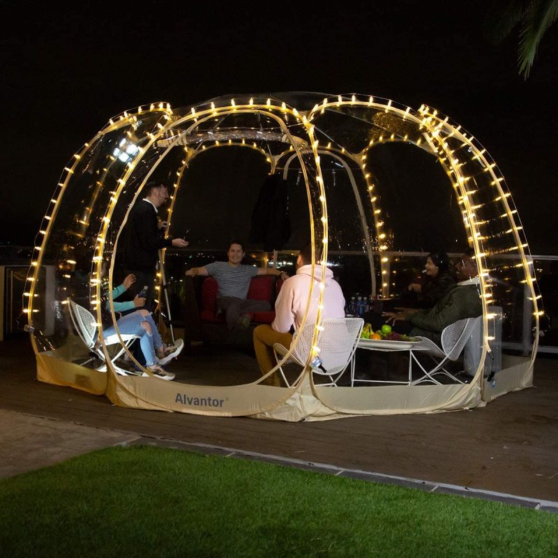 Alvantor Bubble Tent Pop Up Gazebo, 8-10 Person Igloo Dome Garden Patio Canopy Shelter - Image 9