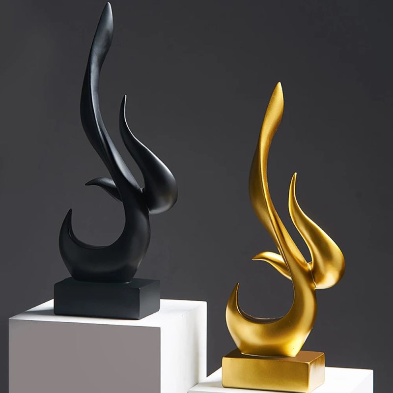 Abstract Torch Statue - Image 3