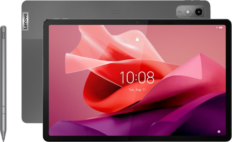 Lenovo – Tab P12 with Lenovo Tab Pen Plus – ZACH0165US – Storm Grey - Image 3