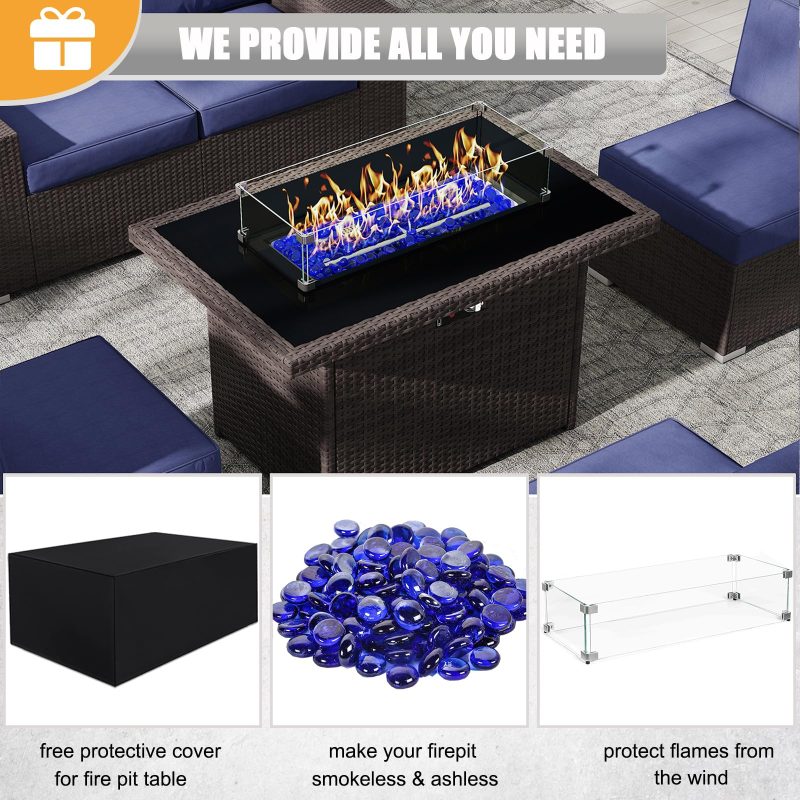 LayinSun Outdoor Furniture Sectional Conversation - Image 5