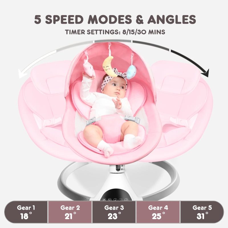 HARPPA Weddell | Electric Baby Swing - Image 27