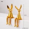 Abstract Bookshelf Rabbit Decor - Image 17