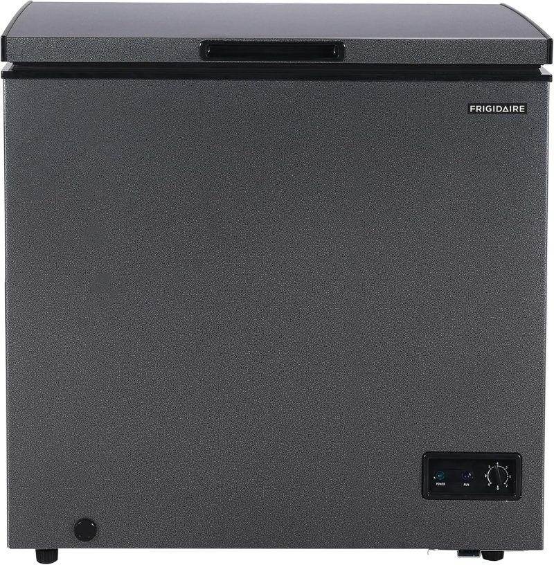 Frigidaire 7 Cu. Ft. Chest Freezer, Granita Finish, Adjustable Thermostat, Easy Defrost, Removable Basket - Image 2