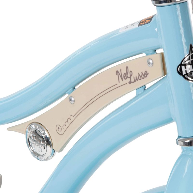 Huffy 24 in. Girls nel Lusso Women's Classic Beach Cruiser Bike, Light Blue - MadeInUSA - 图片 5