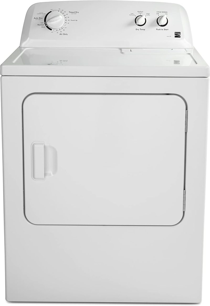 Kenmore 29" Front Load Electric Dryer with Wrinkle Guard and 7.0 Cubic Ft. Total Capacity, White - 图片 12