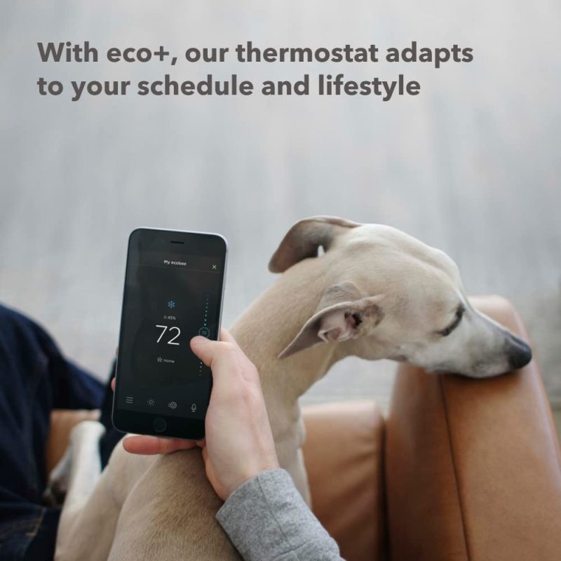 ecobee3 Lite Smart Thermostat – Programmable Wifi Thermostat – Works with Siri, Alexa, Google Assistant – Energy Star Certified – DIY Install, Black - Image 8