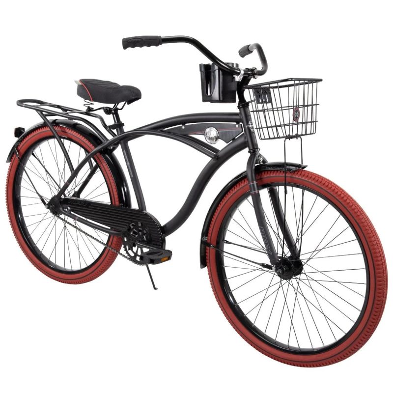 Huffy 26 In. Nel Lusso Men’s Cruiser Bike, Black - 图片 7