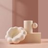 Abstract Ceramic Cloud Mug with Saucer - Image 2