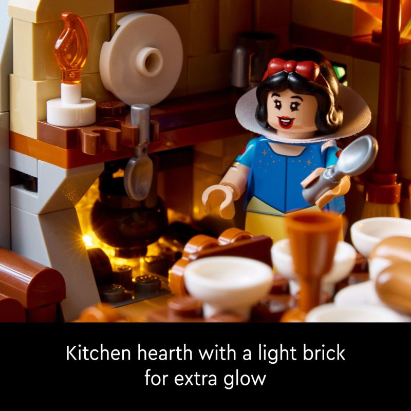 LEGO – Disney Snow White and the Seven Dwarfs’ Cottage Build and Display Set 43242 - Image 4