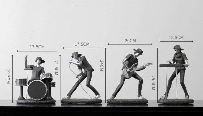 Abstract Rock Band Figurine - Image 9