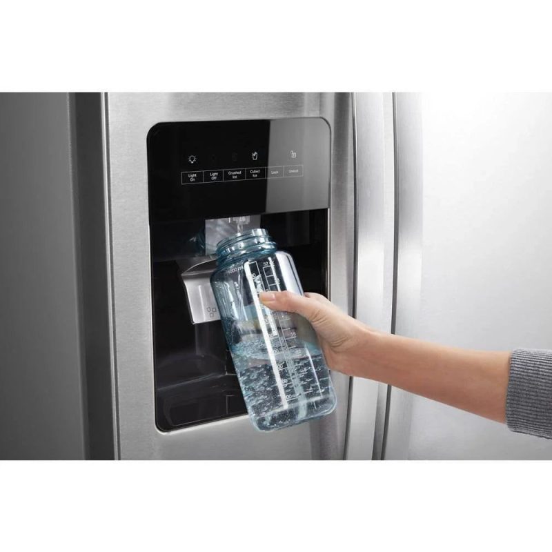 Whirlpool 36-Inch Wide Side-By-Side Refrigerator - 24 Cu. ft. Stainless Steel - Image 10