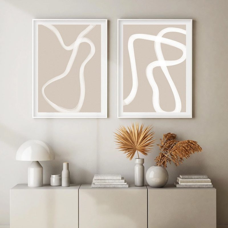 Abstract Beige Mood - Image 2