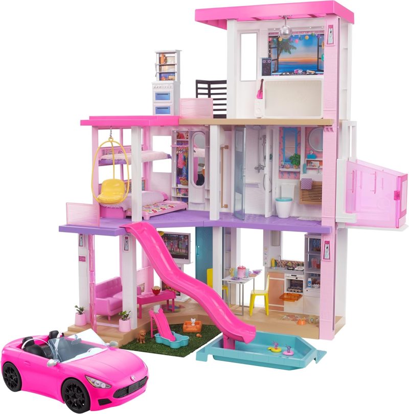 Barbie DreamHouse, Doll House Playset with 75+ Toy Furniture & Accessories, 10 Play Areas, Lights & Sounds, Wheelchair-Accessible Elevator (Amazon Exclusive) - Image 8