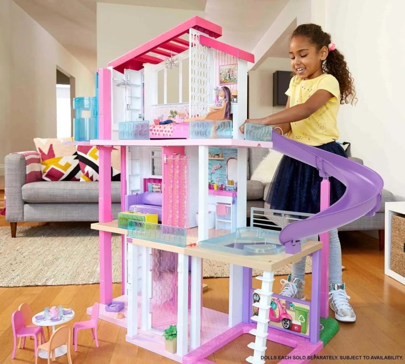 DreamHouse, Doll House Playset with 70+ Accessories Including Transforming Furniture, Elevator, Slide, Lights & Sounds - Image 2