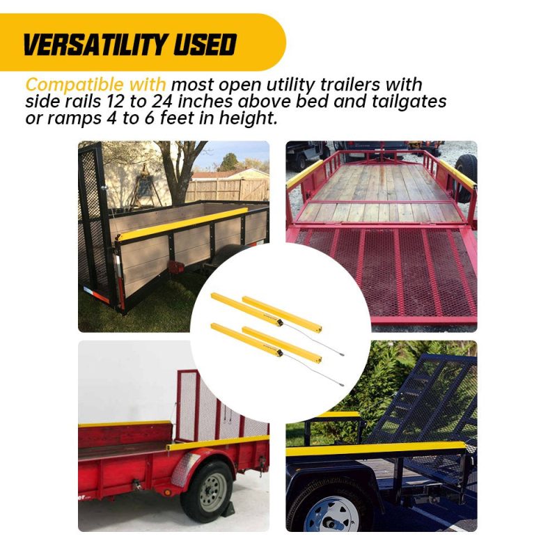 ECOTRIC 2-Sided Trailer Hitch Lift Tailgate Gate Ramp Lift Assist System 400 LBS - Image 5