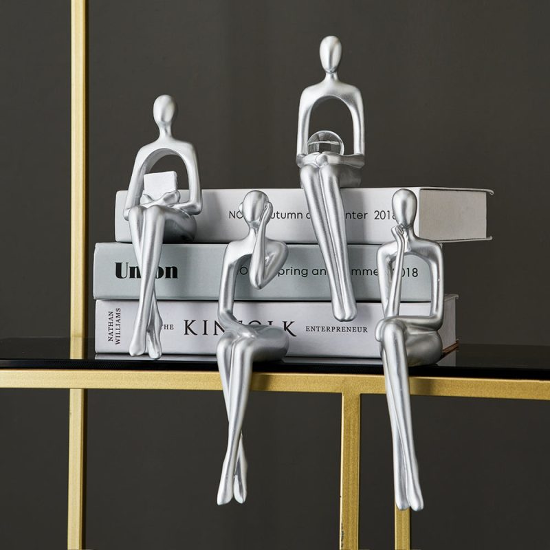 Abstract Bookshelf Decor Figurines - Image 8