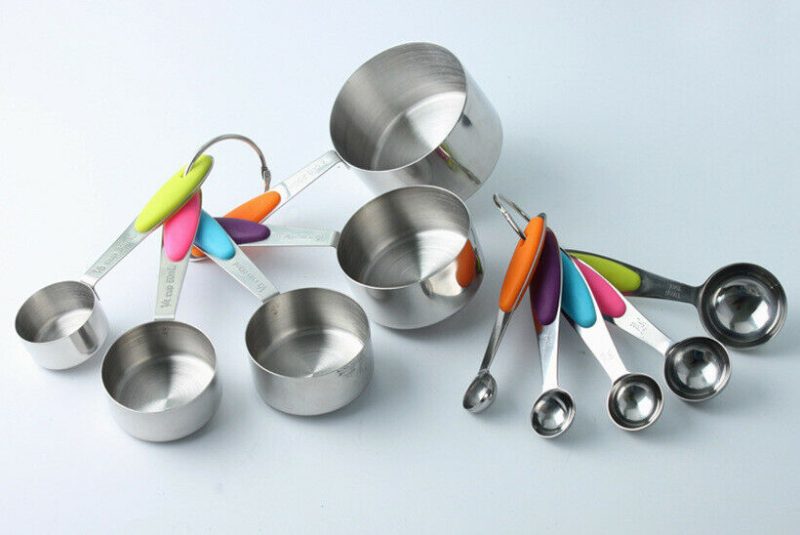 10PCS Stainless Steel Measuring Cups and Spoons Set - Image 3