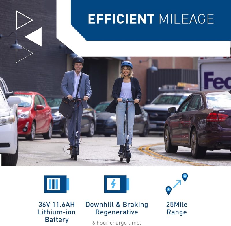 Electric Scooter, 500W Motor, 10��� Solid Tires, 25 Miles Range, 19 Mph Folding Commuter Electric Scooter for Adults (Optional Seat) �C S2 Pro - Image 29