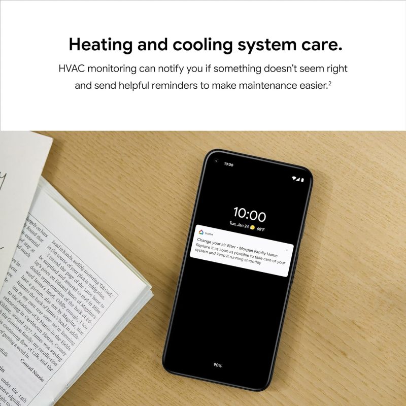 Nest 3rd Gen Learning Thermostat, Programmable Smart, Alexa Compatible, White, Wi-Fi, Energy Saving, Home Use - Image 12