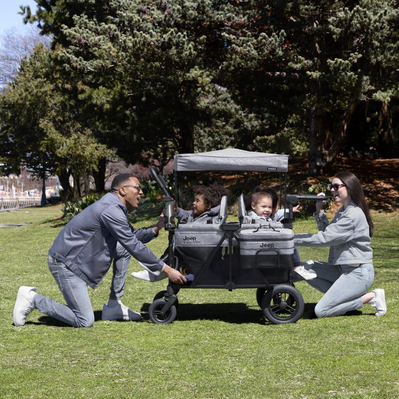 Jeep Wrangler Deluxe 4 Seater Stroller Wagon by Delta Children - 图片 9