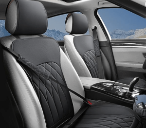 6 -26 Pack Leather Universal Front Back Auto Seat Waterproof Protectors Covers Sets with Matching Interior Accessories