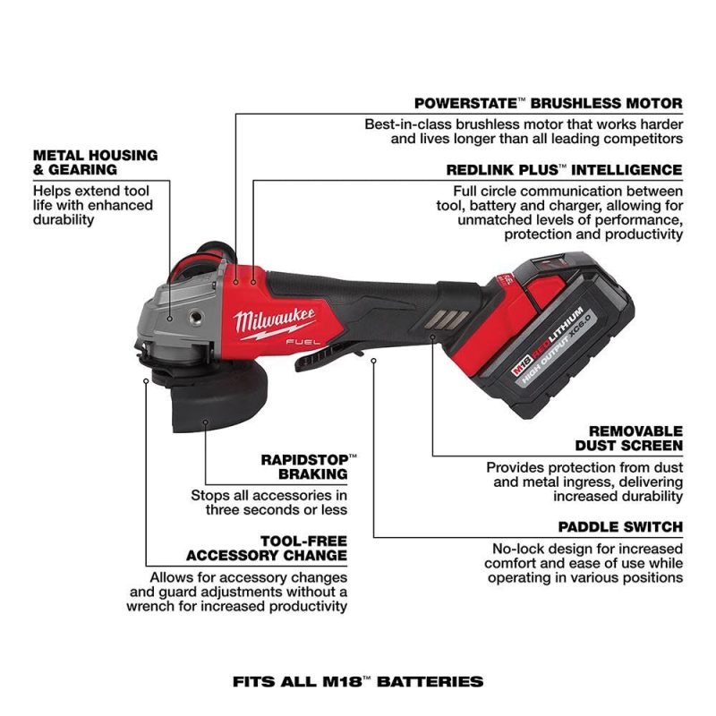 Milwaukee M18 FUEL 4-1/2 - Image 7