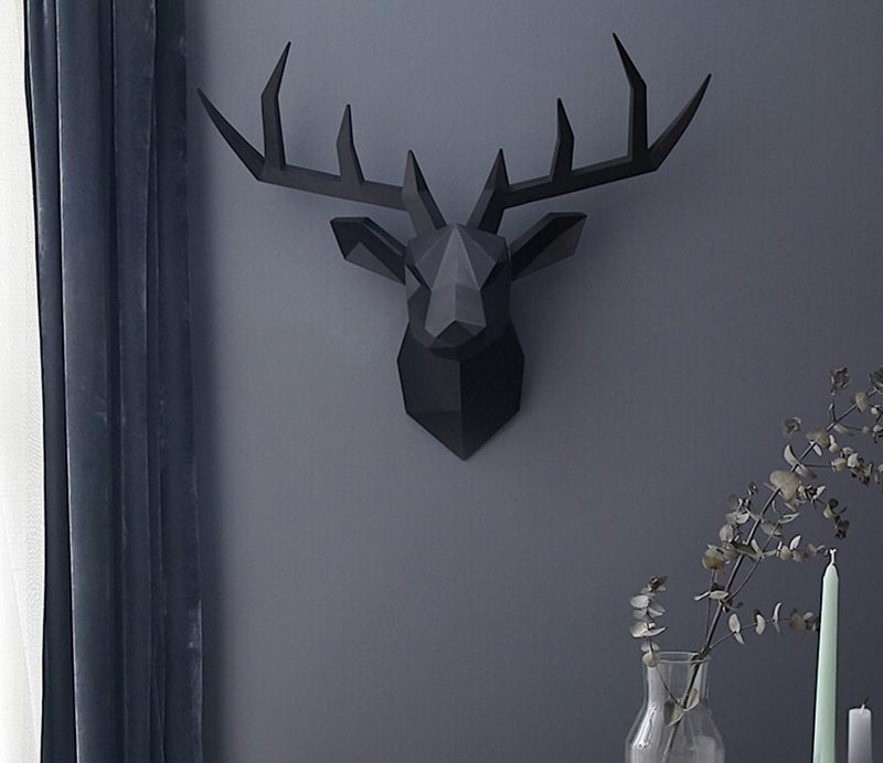 3D Deer Head Wall Statue - Image 11