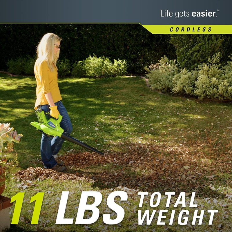 40V 185 MPH Variable Speed Cordless Leaf Blower/Vacuum, 4.0Ah Battery and Charger Included 24322 - Image 10
