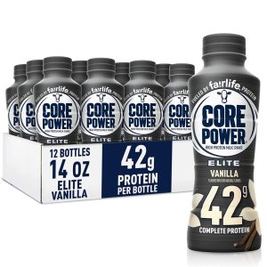 Fairlife Core Power Elite Vanilla High Protein Shake 42g, 14 Fl Oz, 12 Pack – Workout Recovery Drink