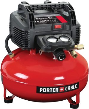 Air Compressor, 6-Gallon, Pancake, Oil-Free (C2002-ECOM) �C Enhanced Packaging