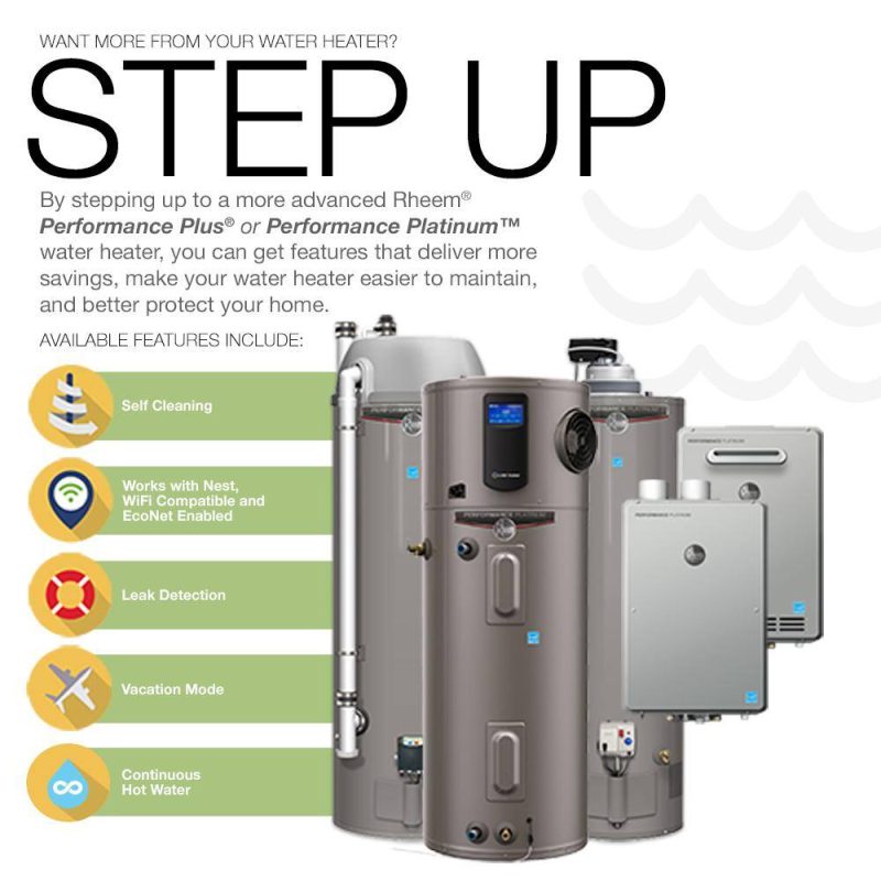 Rheem Performance 10 gal. 6-Year 2000-Watt Single Element Electric Point-Of-Use Water Heater XE10P06PU20U0 - Image 3