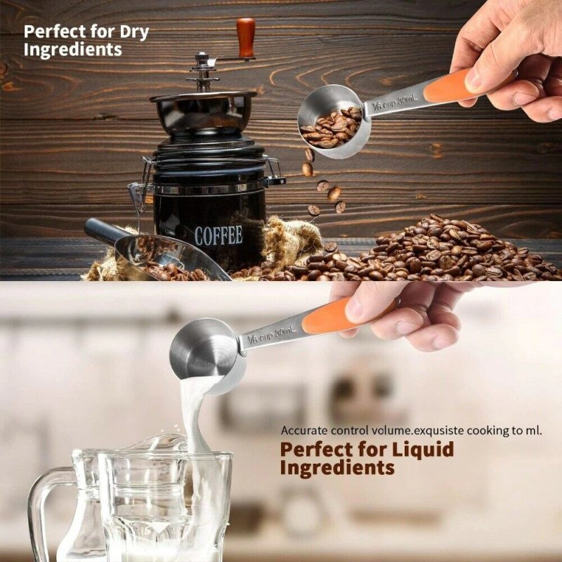 10PCS Stainless Steel Measuring Cups and Spoons Set - Image 9