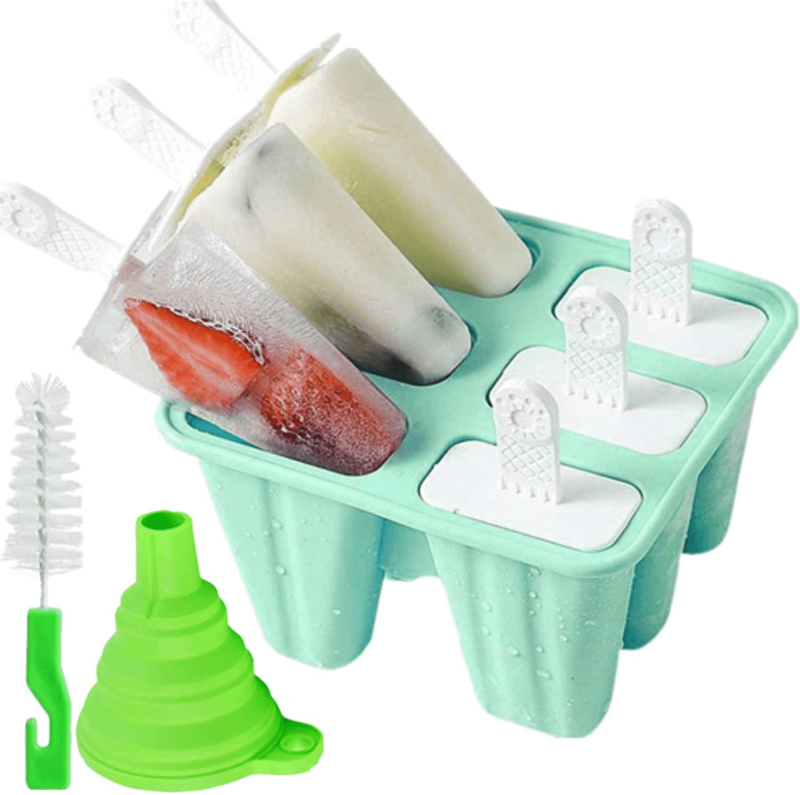 6, 10 Or 12 Pieces Reusable Silicone Popsicle Molds – Easy Release - Image 9