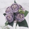 9-Piece Faux Silk Peonies Artificial Flowers - Image 9