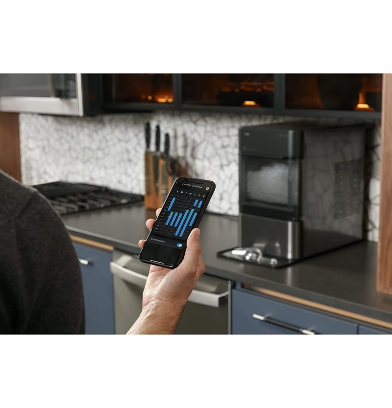 GE Profile Opal 2.0 | Countertop Nugget Ice Maker | Ice Machine with WiFi Connectivity | Smart Home Kitchen Essentials | Black Stainless - Image 7