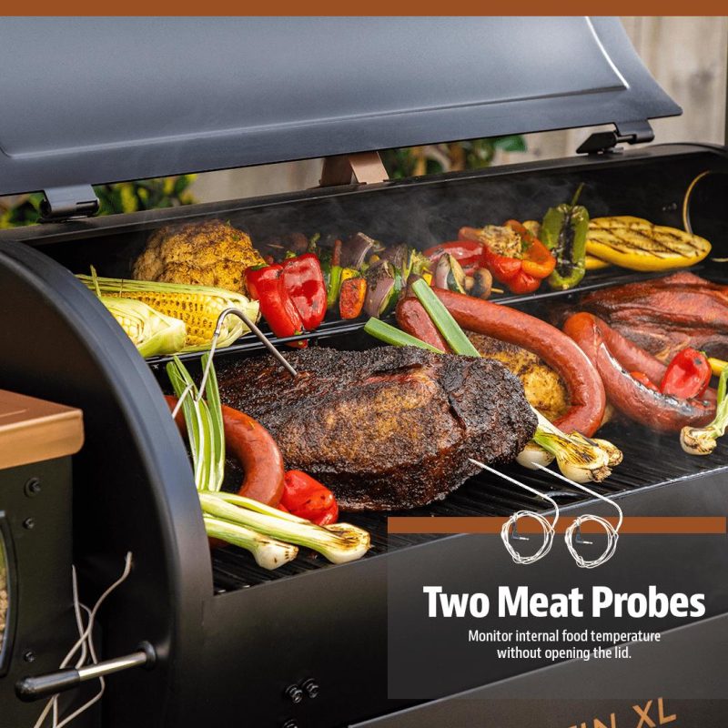 Pit Boss Austin XL 1000 Sq in Wood Fired Pellet Grill and Smoker – Onyx Series - Image 17