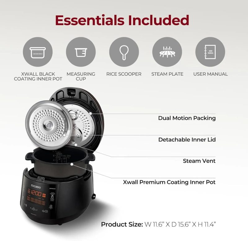 CUCKOO Non-stick Inner Pot Self-cleaning Heating Pressure Rice Cooker - Image 2