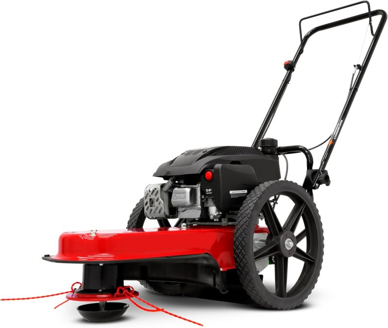 Walk Behind String Mower With 160cc Viper 4-Cycle Engine, 22 ?Cutting Diameter, 14 ?Never-Go-Flat Wheels, Easy Assembly, Adjustable Handlebar, Model # 40314 - Image 9