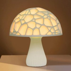 3D Print Elegant Mushroom Table Lamp Room